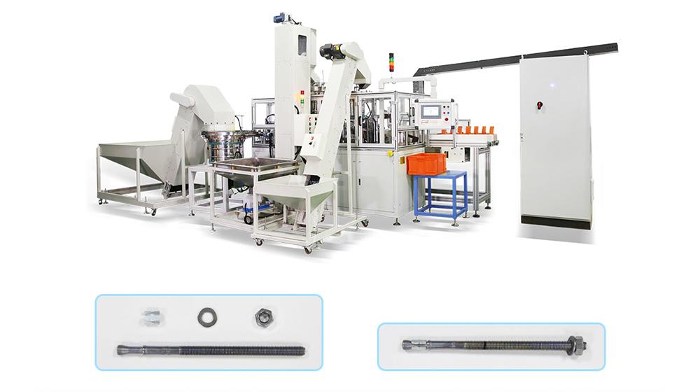 Wedge anchor automatic assembly machine