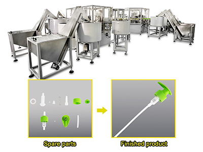 Lotion Pump Assembly Line 